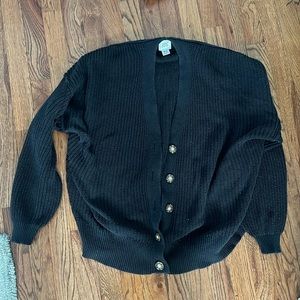 BDG black cardigan medium